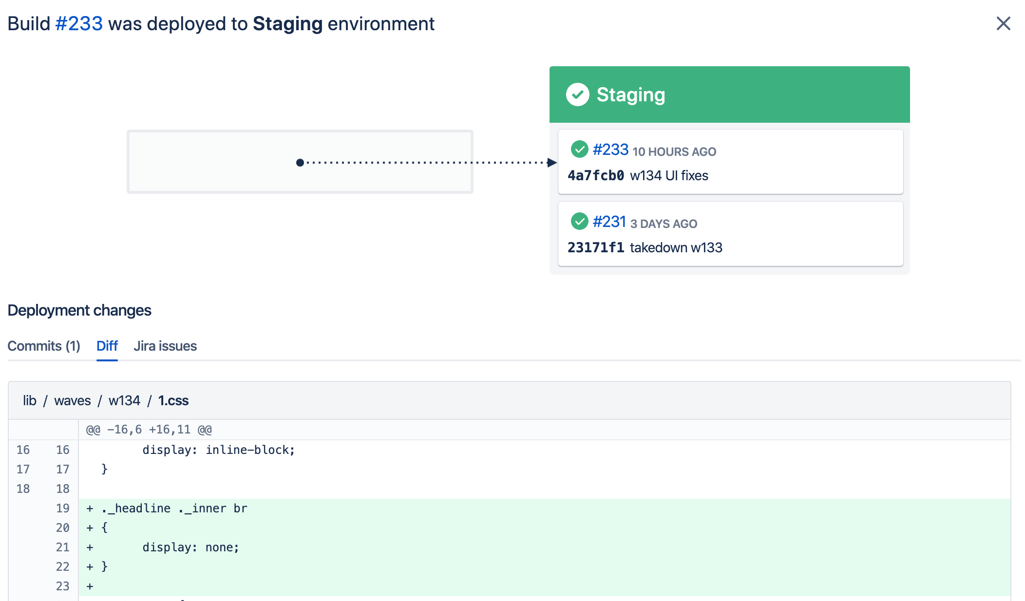 See exactly which code is running in your environments